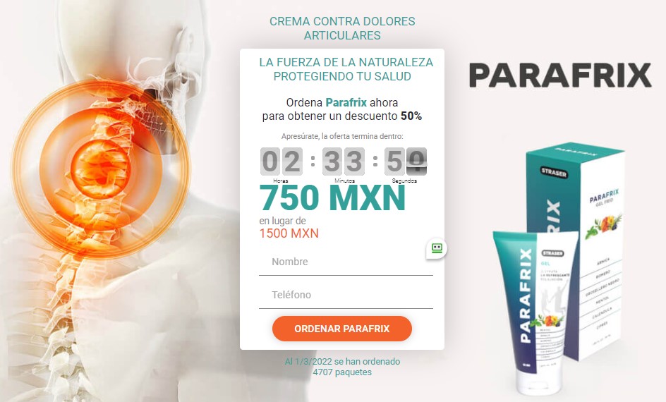 Parafrix Gel Precio Farmacia Guadalajara