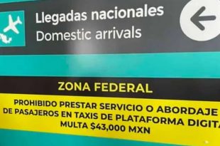 El aeropuerto de la Ciudad de México prohíbe Uber y otras plataformas, pero todo sigue igual