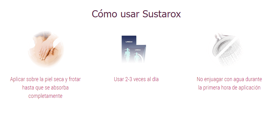 Cómo usar Sustarox