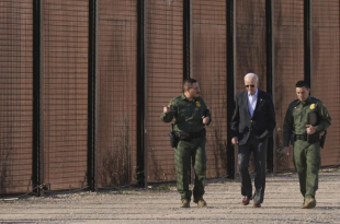 In response to GOP criticism, Biden checks the US-Mexico border.