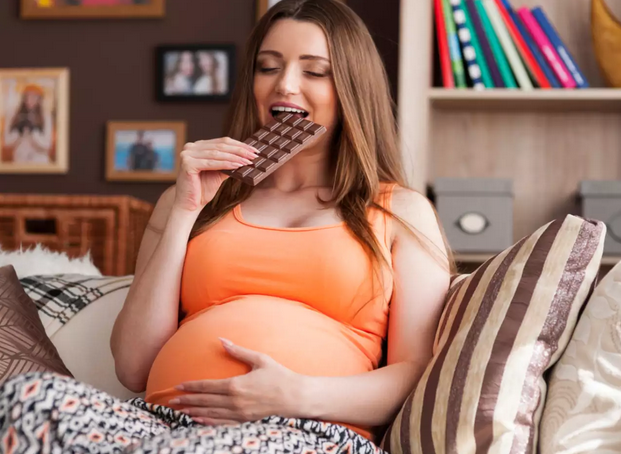 If you eat chocolate while you're pregnant, it will help your baby.